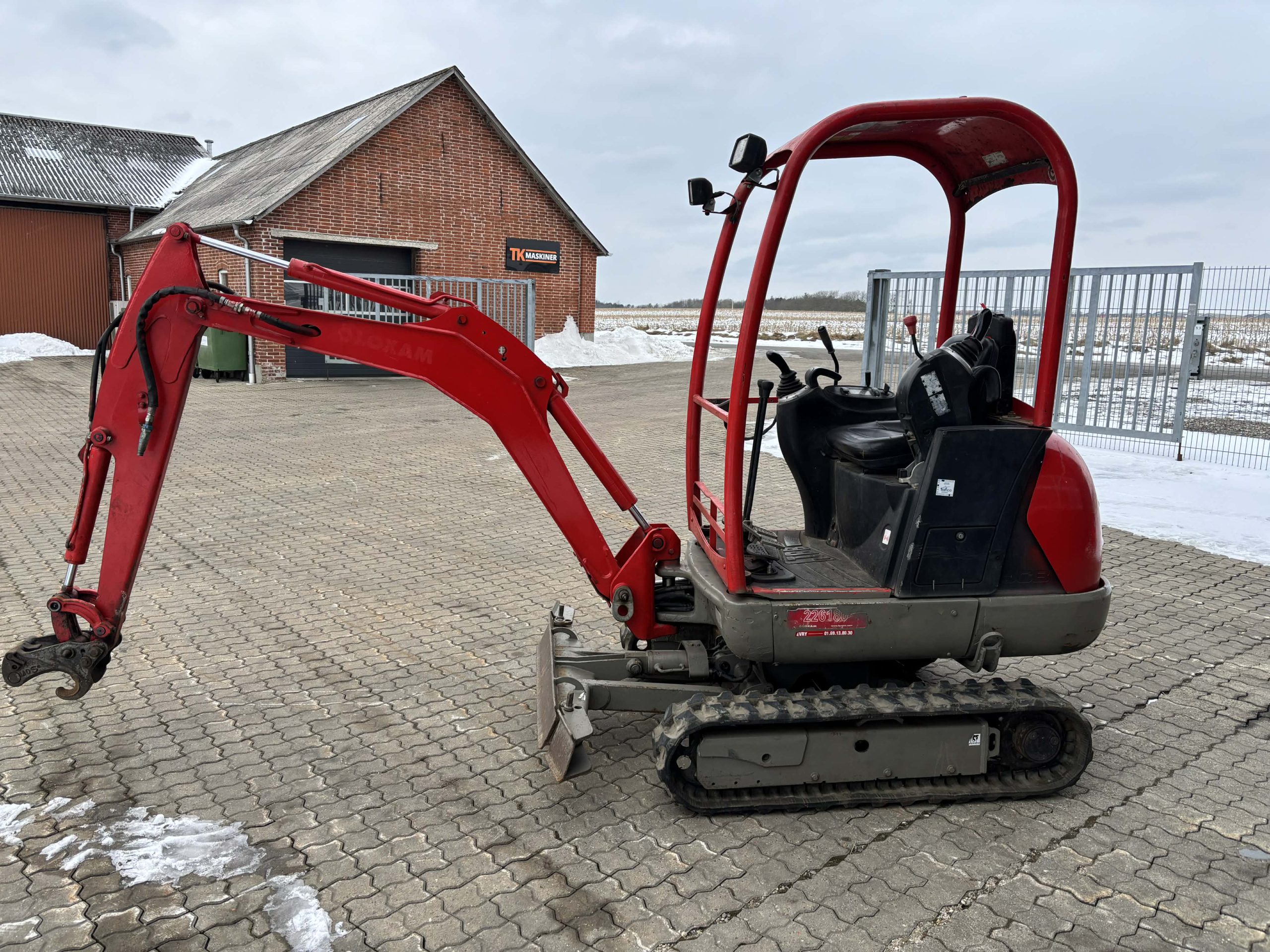 Brugt 1800kg Jcb Gravemaskine Årg 2016