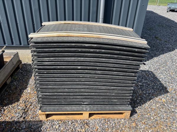 Køreplader 35 stk plast.