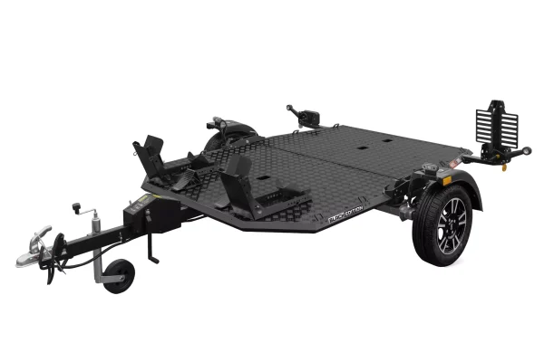 Trailer til to motorcykler MT-2 Black Edition